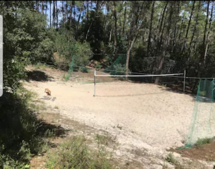 Maison Sur Golf Avec Piscine Chauffee A Lacanau Ocean Bagian luar foto