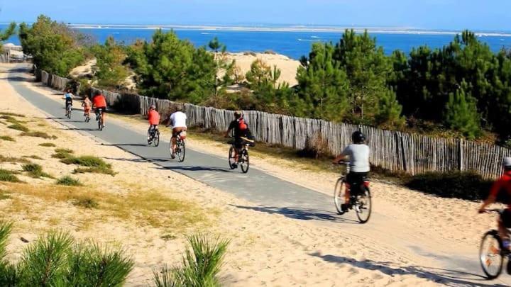 Maison Sur Golf Avec Piscine Chauffee A Lacanau Ocean Bagian luar foto