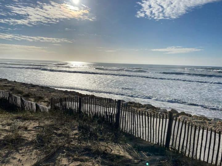 Maison Sur Golf Avec Piscine Chauffee A Lacanau Ocean Bagian luar foto