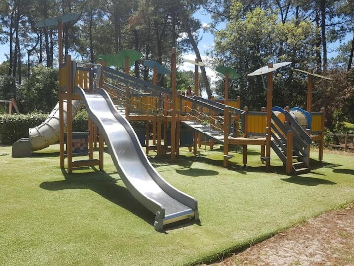 Maison Sur Golf Avec Piscine Chauffee A Lacanau Ocean Bagian luar foto